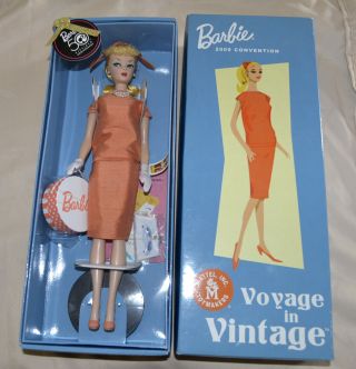 Nrfb Voyage In Vintage (2009 Barbie Convention Doll) Blonde Unique Fashion