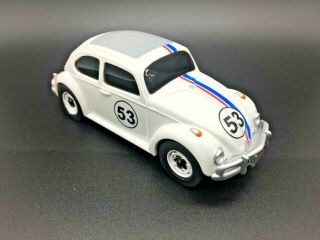 Herbie Fully Loaded Pull Back Vw Volkswagen Beetle Love Bug White Car 53 Disney