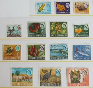 Southern Rhodesia – 1964 Definitive Set Complete – (r8)