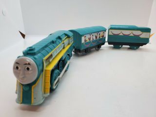 Thomas The Train Trackmaster Motorized Connor & Passenger Cars Gullane Mattel