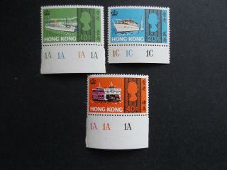 Hong Kong - Elizabeth 1968 Sea Craft Set Unmounted