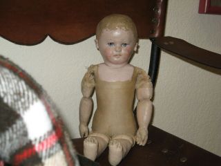 Antique Cabinet Size Early Martha Chase Doll 16 Inches
