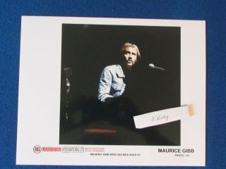 Press Photo - 10 " X8 " - Bee Gees - Maurice Gibb - Passing
