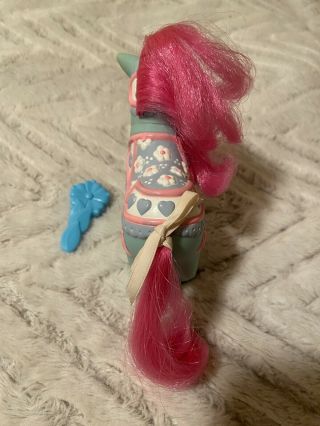 Vintage My Little Pony G1 Merry Go Round Pony Tassels 3