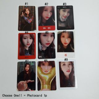 Twice 6th Mini Yes Or Yes Mina Ver.  Official Selected Photocard 1p Kpop