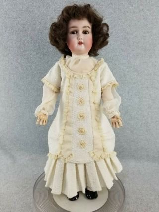 22 " Antique Bisque Head Composition German Gebruder Kuhnlenz Doll