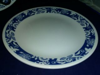 Set Of 3 - Corning Corelle - True Blue - 10 1/4 " Dinner Plates -