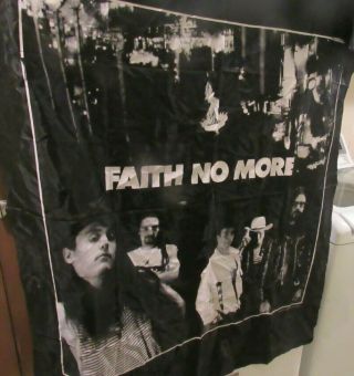 Faith No More Textile Poster Flag Rare Never Opened Nikry Flag 1990 Defect