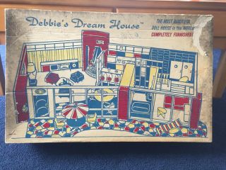 Mid Century Mod Vintage Deluxe Reading Debbie’s Dream House Dollhouse Playmobil
