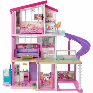 Mattel Barbie Dream House Doll 3 Story Furniture Girls Toy Play 70,  Accessories