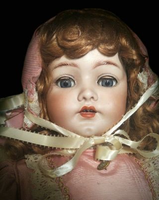 Antique Doll German Bisque 28 " Franz Schmidt Simon Halbig 62
