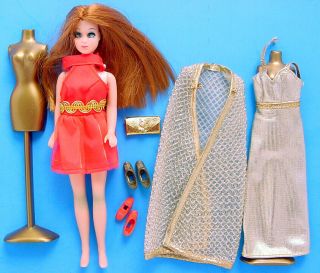 1970s Topper Dawn Family Glori Doll In Outfit W 814 All That Glitters