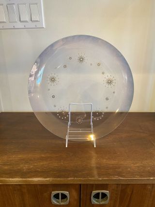 Vintage Mid Century Dorothy Thorpe Mcm Atomic Starburst Glama Glass Platter