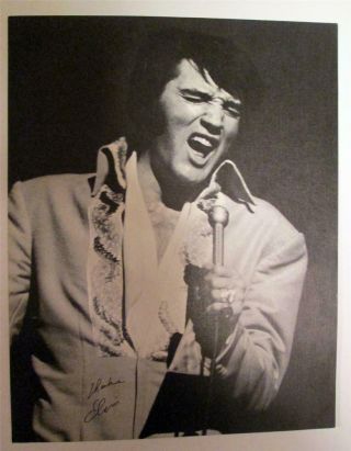 Elvis Presley Vintage All Star Poster 2 14 " X 11 " Black & White