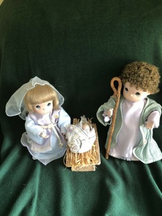 Ashton Drake Precious Moments The Holy Family Nativity Dolls Complete Set