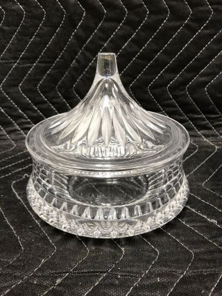 Gorham Full Lead Crystal Candy Dish Bowl With Lid Nachtmann W Germany Bomboniere