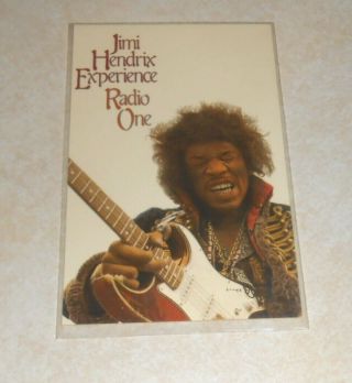 Jimi Hendrix Experience Radio One Postcard Promo 5.  5x3.  5 Ryko