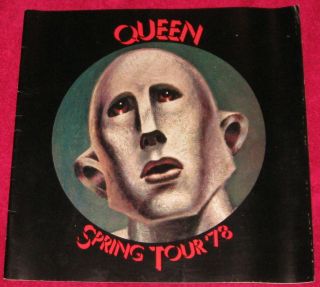 Queen Programme 1978 News Of The World Spring Tour Book Freddie Mercury