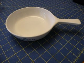 Vintage Corning Ware P 83 B Sauce Fry Pan Skillet Pot Dish Blue Cornflower 6.  5”
