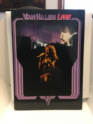 Van Halen Very Rare Vintage 1984 Full Color 62 Page Photo Book “van Halen Live”