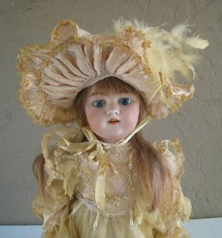 Antique German Simon & Halbig 1079 Doll Bisque Head 24 " Doll Compo Body Dd34