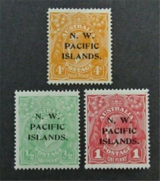 Nystamps British North West Pacific Islands Stamp 11//16 Og H $30