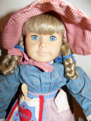 Pre Mattel Pleasant Company Kirsten American Girl Doll W Meet Outfit