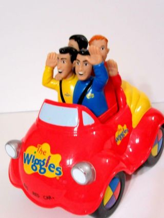 The Wiggles Toot - Toot Big Red Car Musical Toy Greg - Sam - Jeff - Anthony