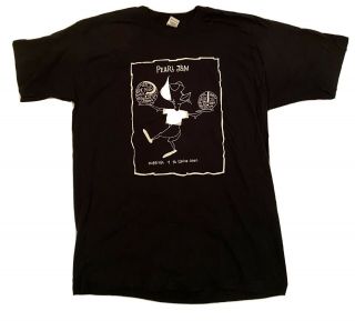 Vintage Pearl Jam Concert T Shirt Sz Xl