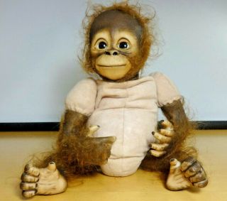 Reborn Baby Doll Orangutan 14 " Denise Pratt Bindi 2008 Pooky
