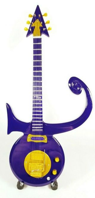 Prince Miniature Tribute Guitar With Stand - Prince3