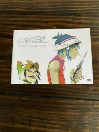 Gorillaz The Return - Demon Days Promotional Artwork Comic Book 2005