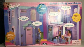 Barbie Talking Townhouse Playset Mattel 2002 Factory Vintage