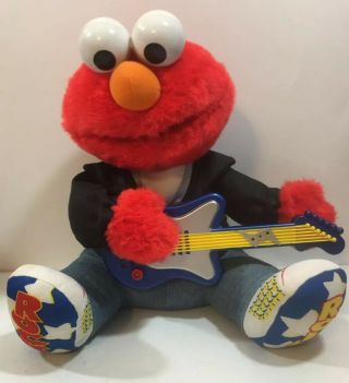 Vintage Tyco 1998 Sesame Street Rock N Roll Elmo W/ Guitar