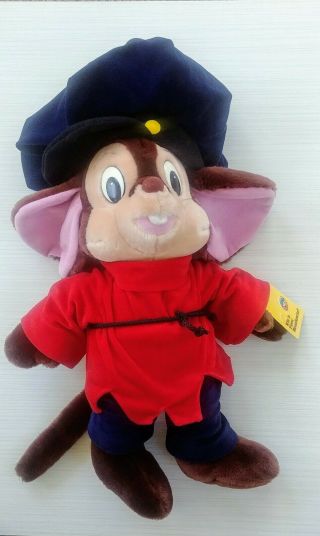Vintage Fievel An American Tail 22” Plush Mouse Doll E/c With Tags