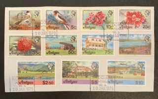 Antigua,  Redonda.  Birds,  Flowers & Pictorial MNH Set & on Sheet.  (MSC240) 3