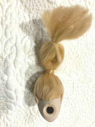 Gorgeous Vintage 3 Ponytail Barbie Doll Head with Face Paint 5