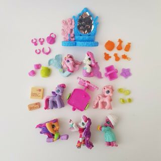 Hasbro My Little Pony G3 Ponyville Mini Figurines Mermaids Ponies Accessories