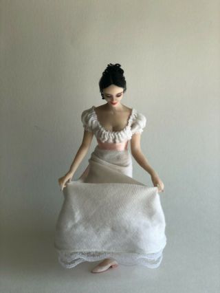 Ooak Doll Lady Scale 1:12 Dollhouse Miniatures Woman Polymer Clay