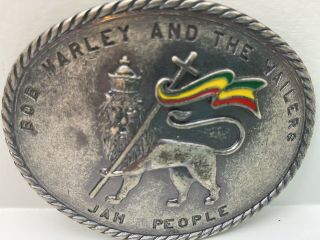 Bob Marley Bob Marley And The Wailers Vintage Buckle Rare