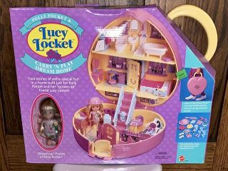 Mattel 12493 Bluebird Toys Lucy Locket Polly Pocket Carry N Play Dream House