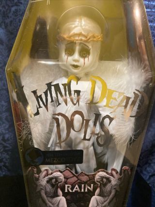 Living Dead Dolls 2016 Con Exclusive White Rain Figure Goth Resurrection Mezco