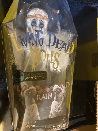 Living Dead Dolls 2016 Con Exclusive White Rain Figure Goth Resurrection Mezco 2