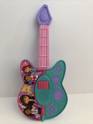 Mattel Dora And Friends Play It 2 Way Music Guitar Toy Play Dora Explorer