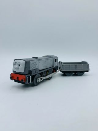 Thomas & Friends Dennis & Silver Flatbed Car Trackmaster Motorized