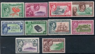 Pitcairn Islands 1940 Mnh King George Vi,  Scenes From The History