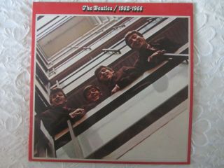 3 Beatles Vinyl Lps,  62 - 66,  Let It Be,  Sgt Peppers,  John Lennon Imagine
