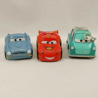 Disney Pixar Cars 2 Shake N Go Cars Combo Lightning Mcqueen Professor Mcmissile