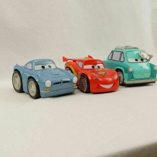 Disney Pixar Cars 2 Shake N Go Cars Combo Lightning McQueen Professor McMissile 3