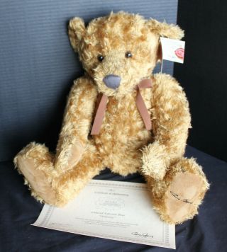 Russ Berrie Limited Edition Le008 Collectible Bear From The Past " Wellesley " Htf